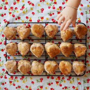 Kids Cooking Class | Raspberry & White Chocolate Heart Scones | Wednesday 17th February