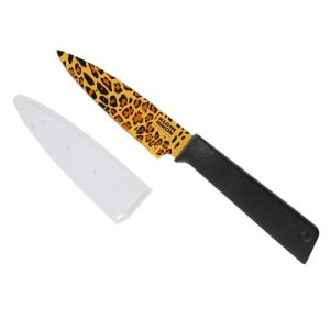 Leopard Print Adult Pairing Knife